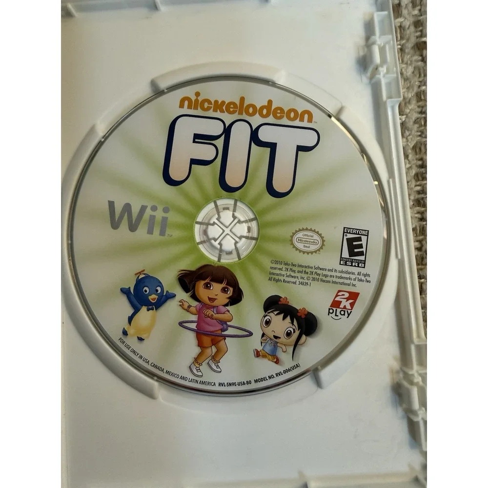Nickelodeon Dora The Explorer Wii Fit Game (Nintendo Wii, 2010)